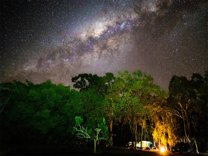 Galaxyset Over the Outback